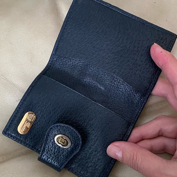 Vintage Gucci COA Men's Credit Card Wallet GG Supreme Ophidia Sherry Web Stripe - Picture 7 of 11